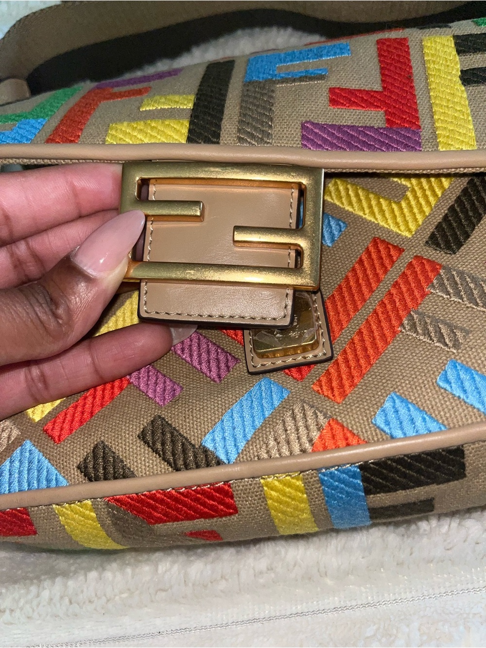 Fendi Multicolor Baguette - Picture 7 of 9